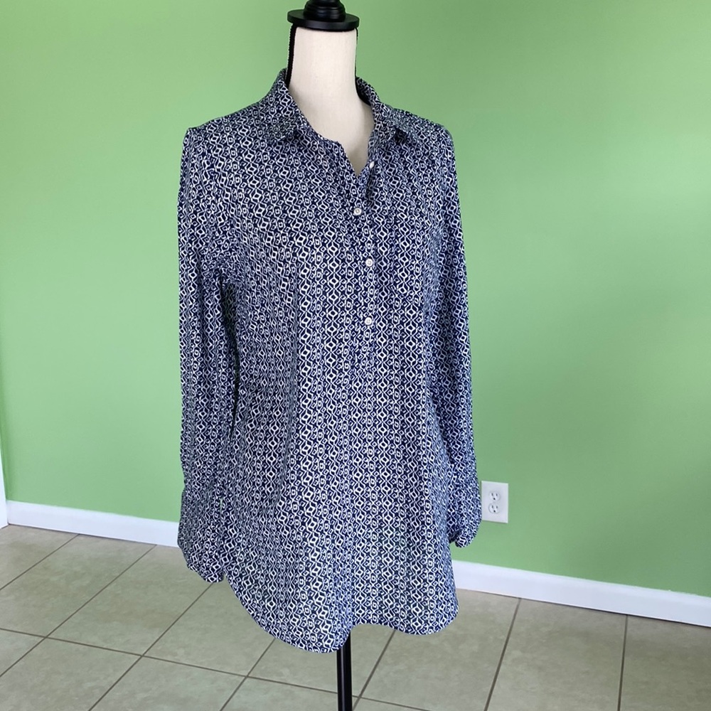 Casual Print Top**